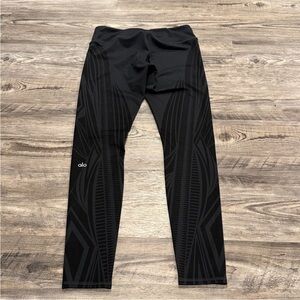 Alo women's leggings Black Patterned M